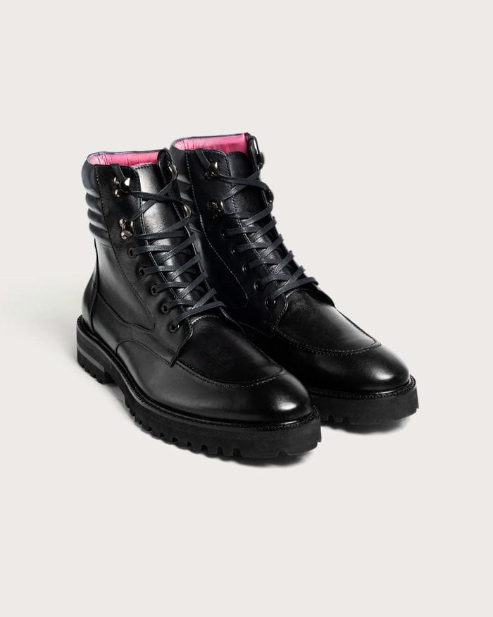 Bota Rocco Negro-Gris Suela Ultraliviana - imagen 2