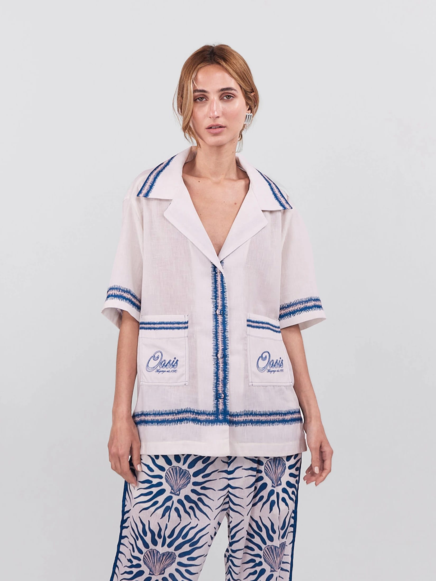 Blouse Oasis - Azul - imagen 1