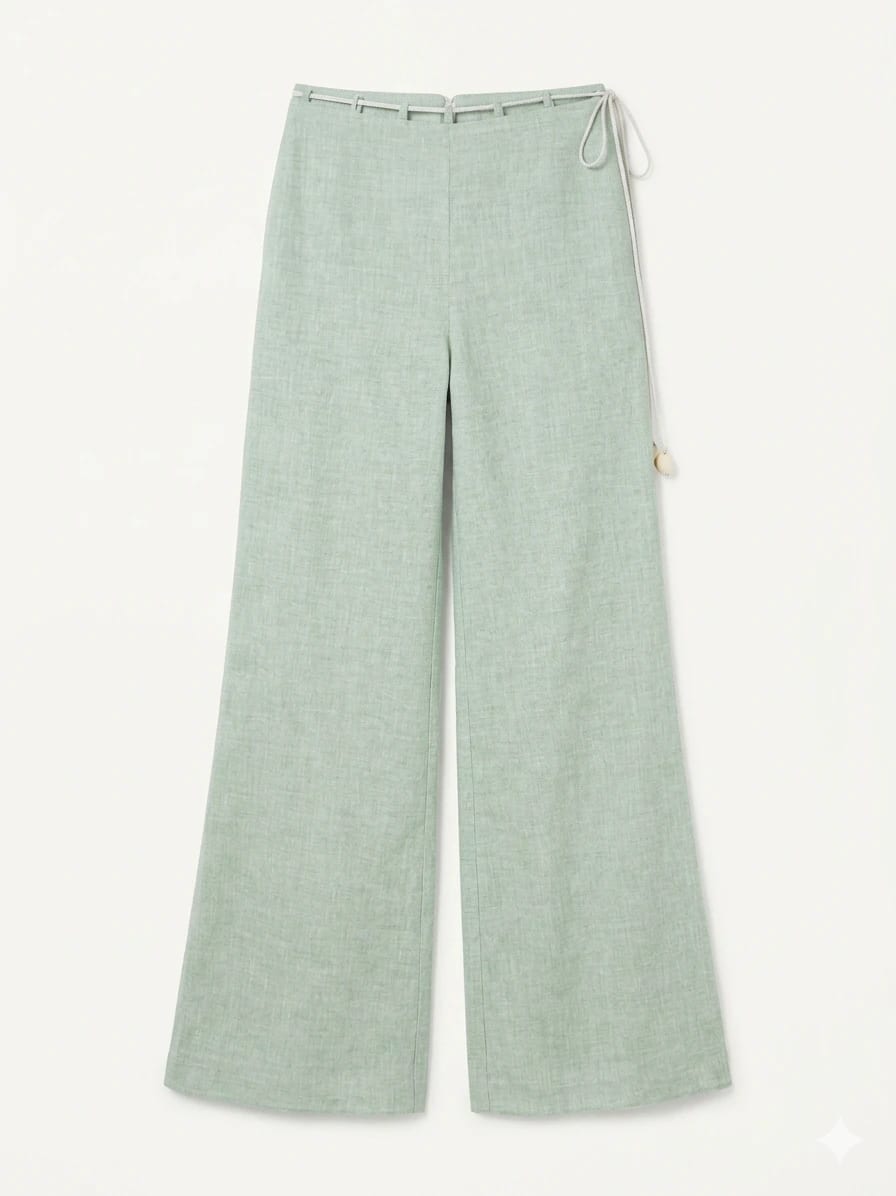 VERA PANT SEAFOAM GREEN - imagen 1