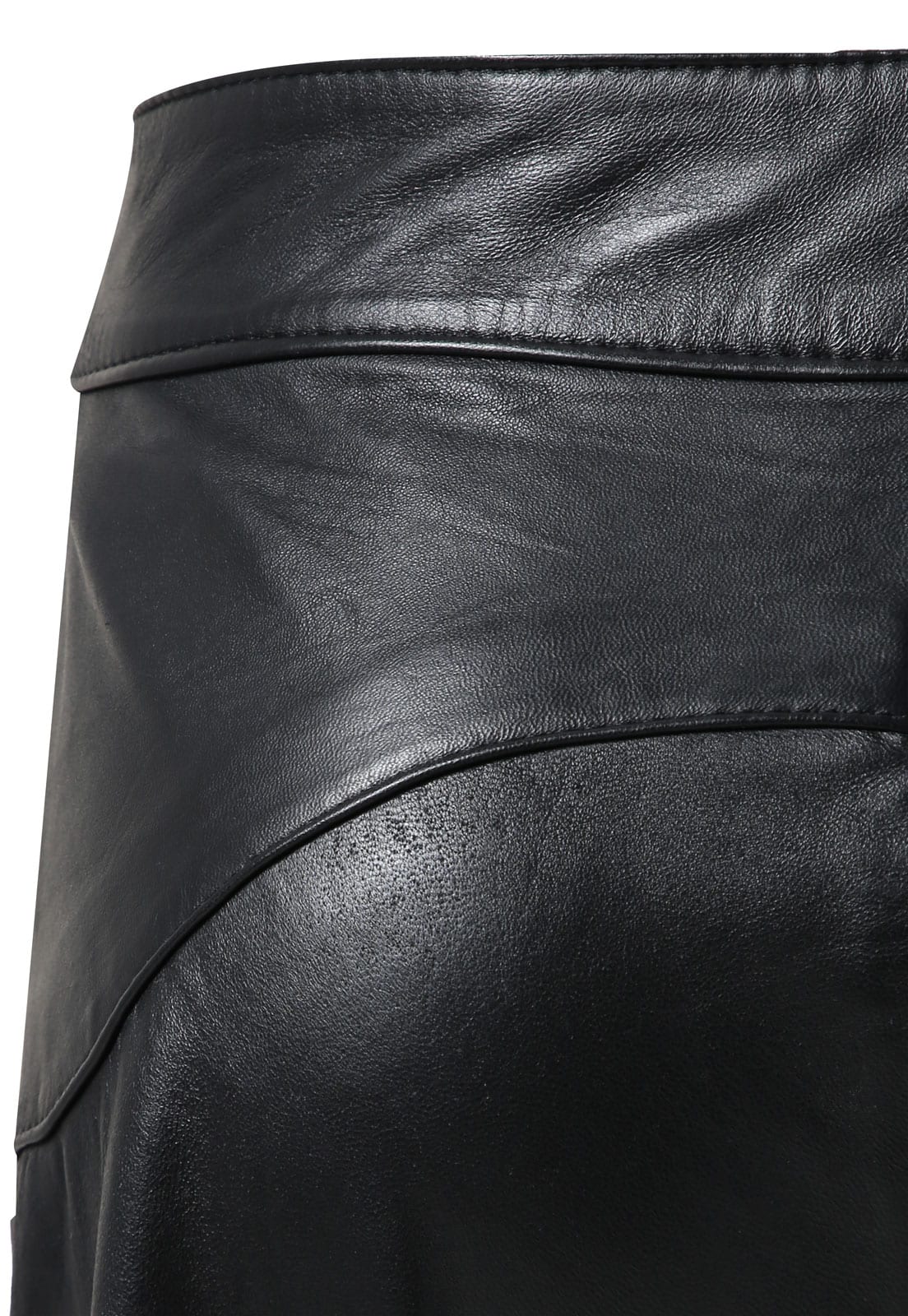 LEATHER CURVED CUT OUT BOOT TROUSERS - imagen 5