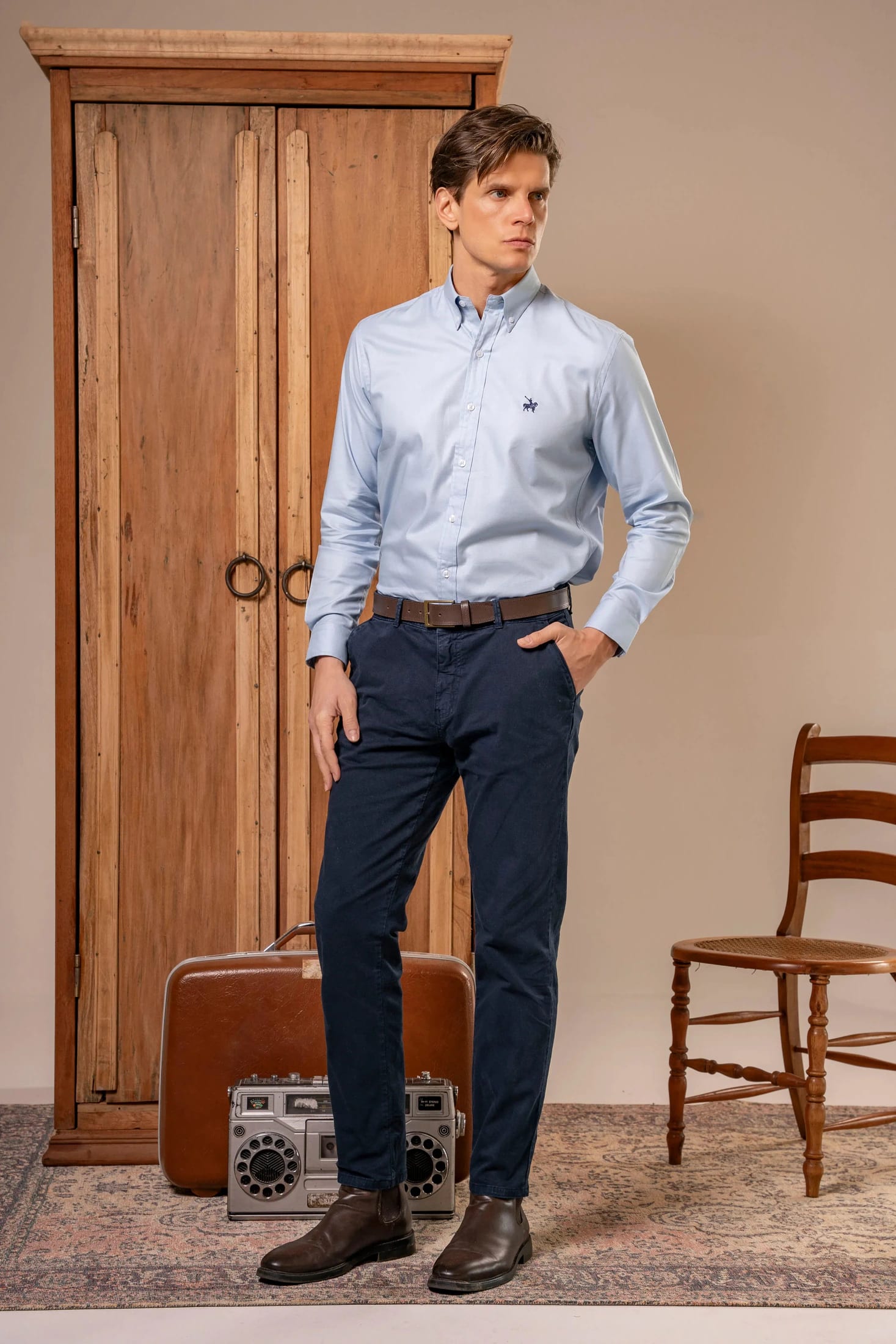 Camisa Breeze Hombre Azul Claro - imagen 2