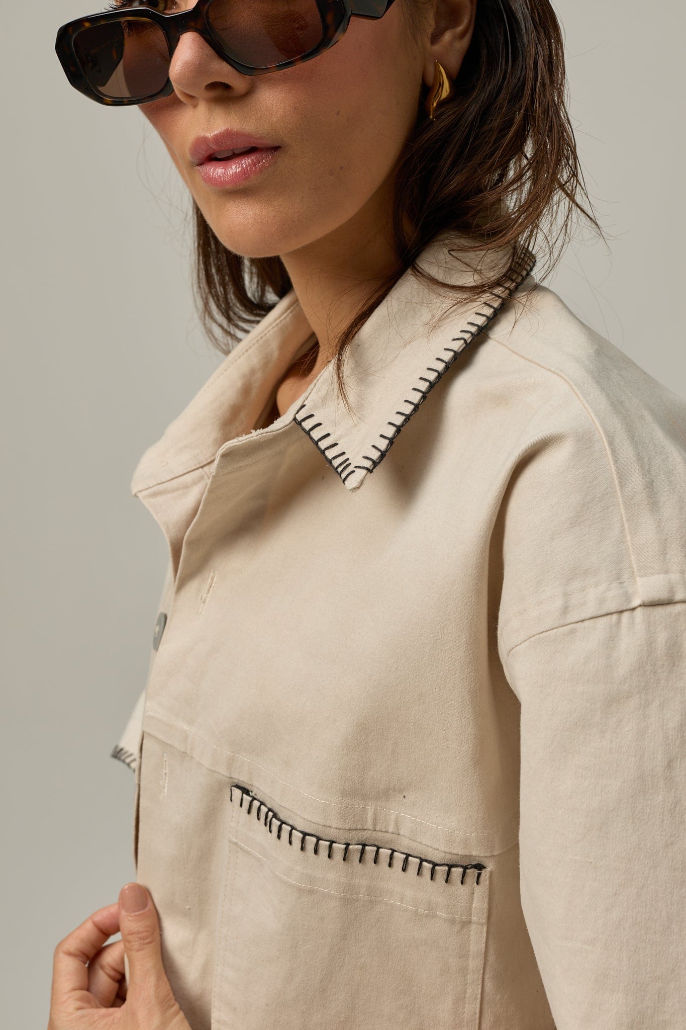 Camisa Hamada | beige - imagen 4