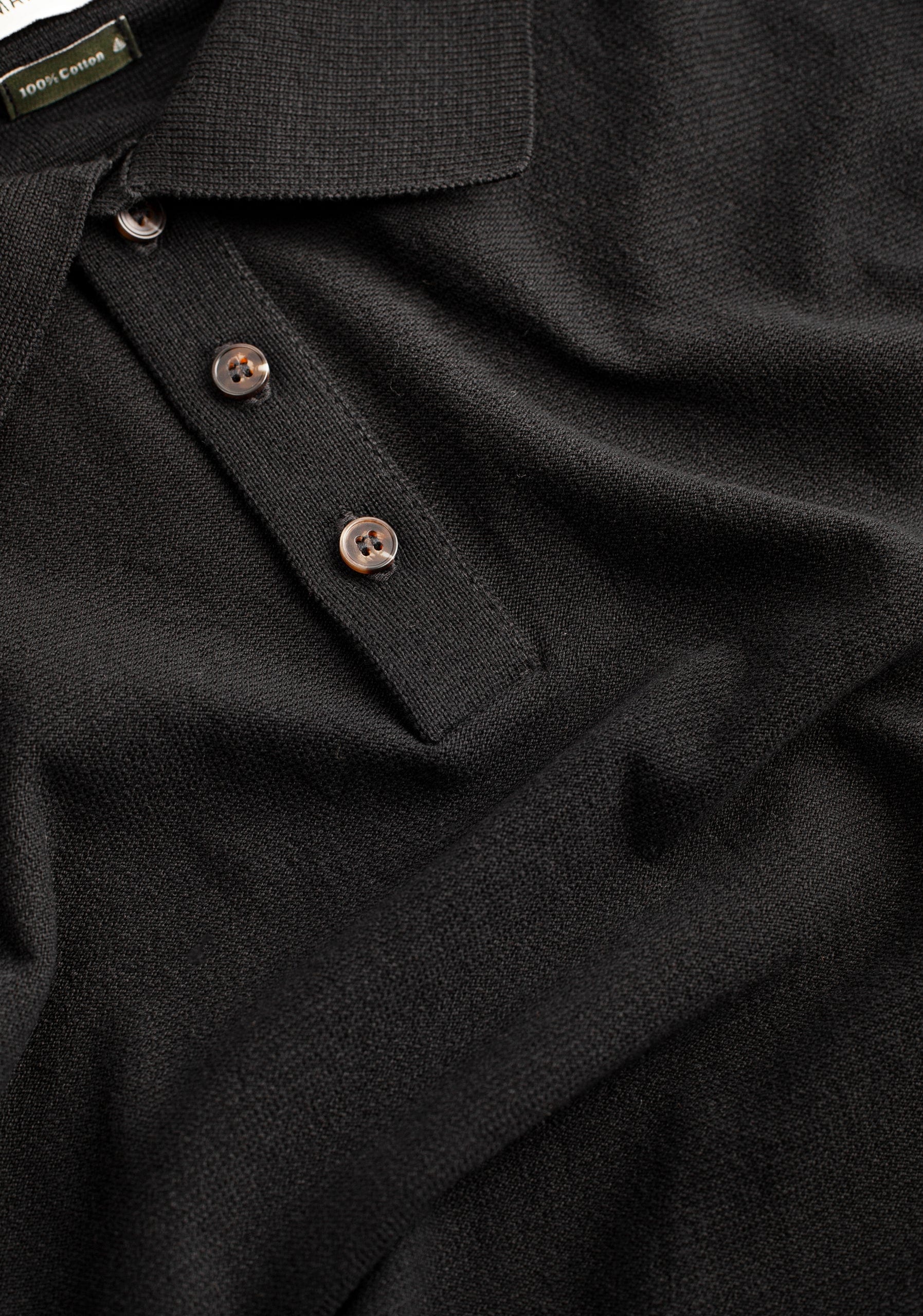 Camiseta Polo H Paul Negro - imagen 2