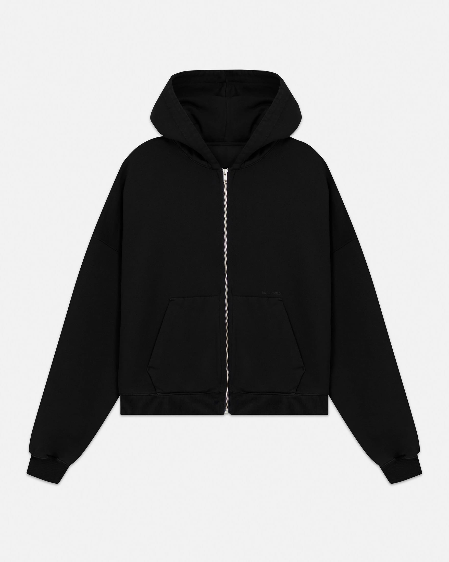 Line Basic Boxy Fit Zip Up Hoodies - imagen 1