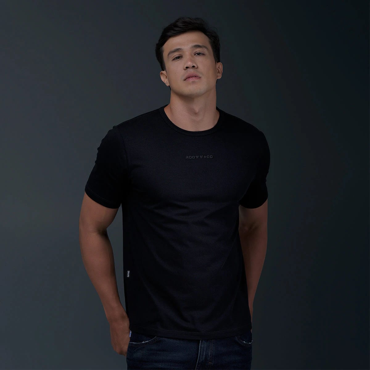 Camiseta Regular Negra - imagen 1