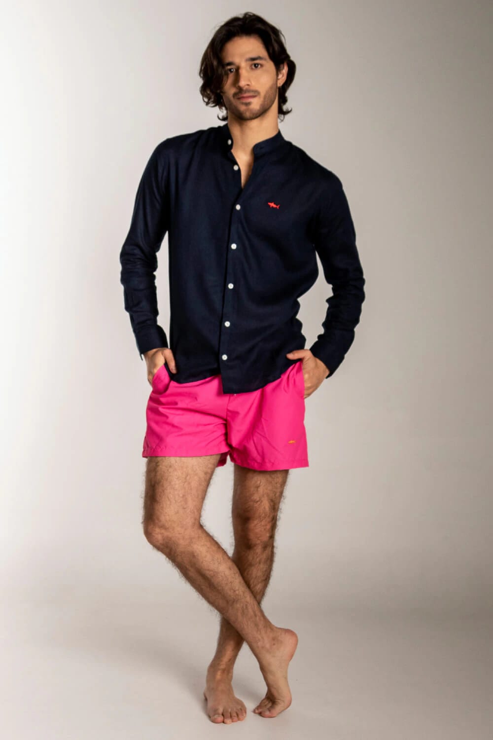 CAMISA NERU AZUL OSCURA - imagen 3