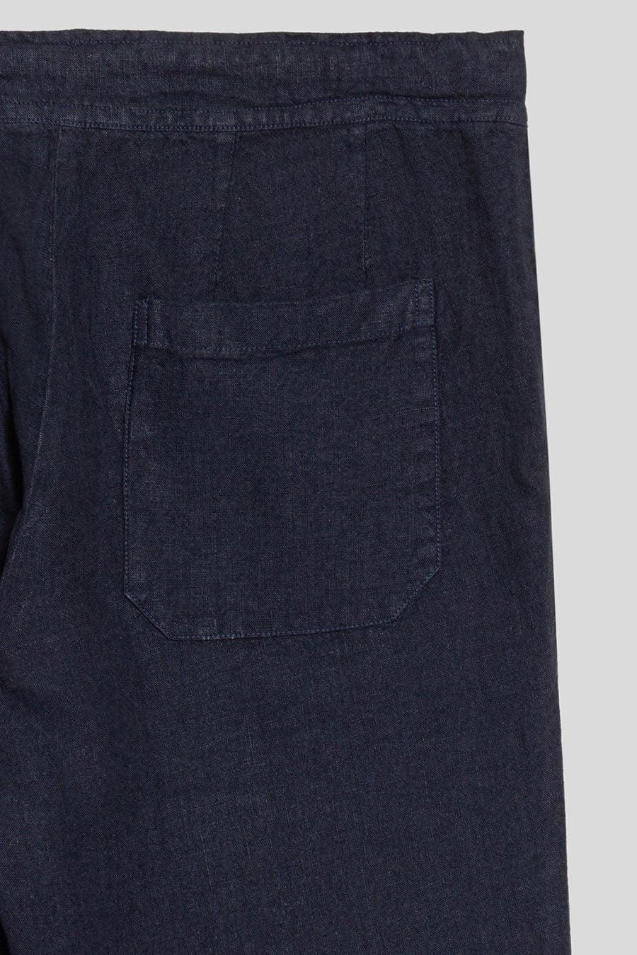 Men's linen pants navy alex - imagen 3