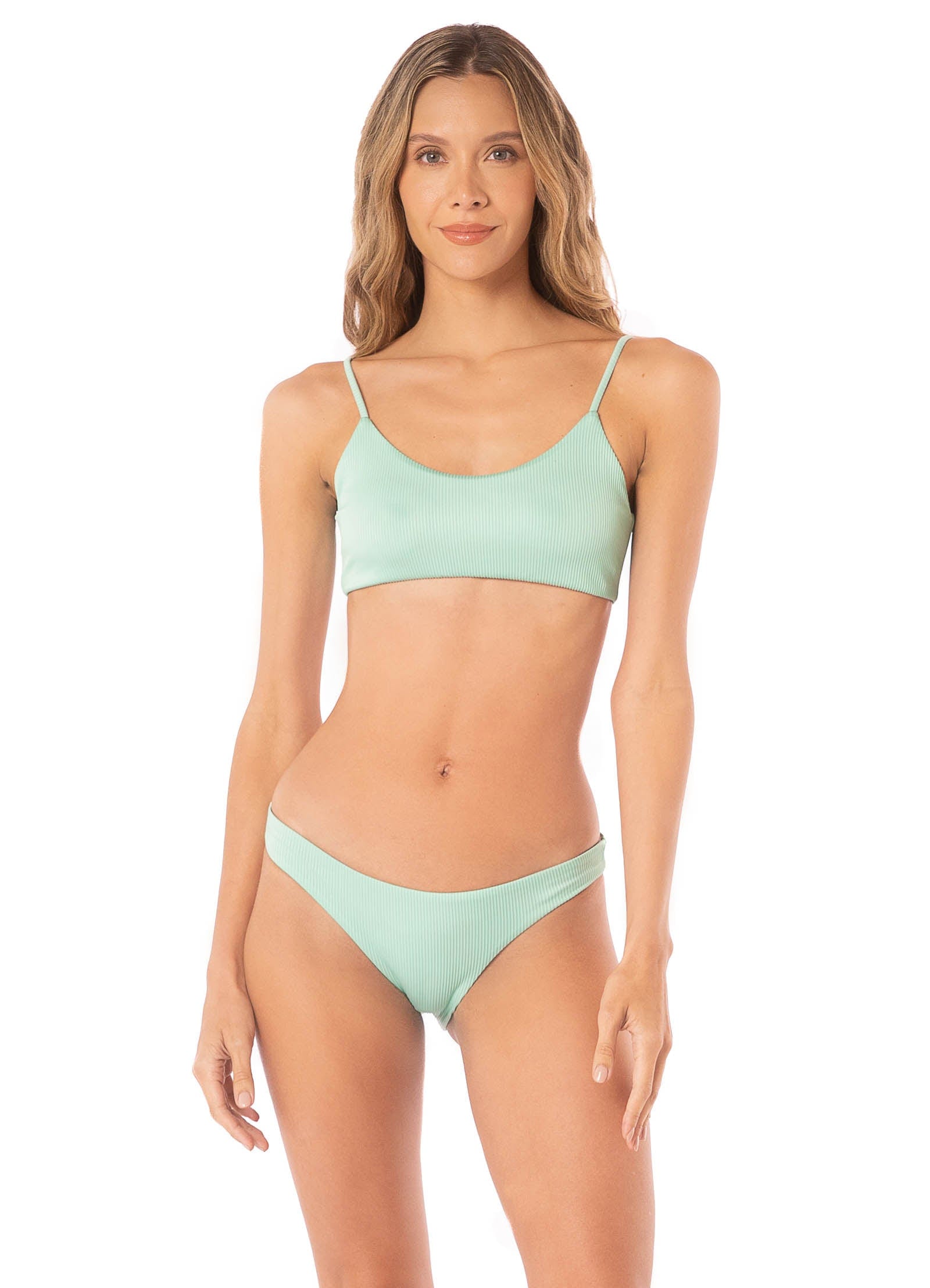 Maaji Fair Aqua Lanai reversible bralette bikini top - imagen 1