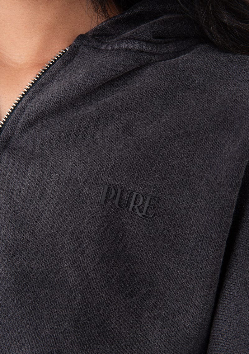Atelier Grey washed Hoodie - imagen 12