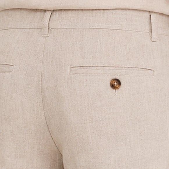 PANTALON CON PRETINA 100% LINO HOMBRE - imagen 4