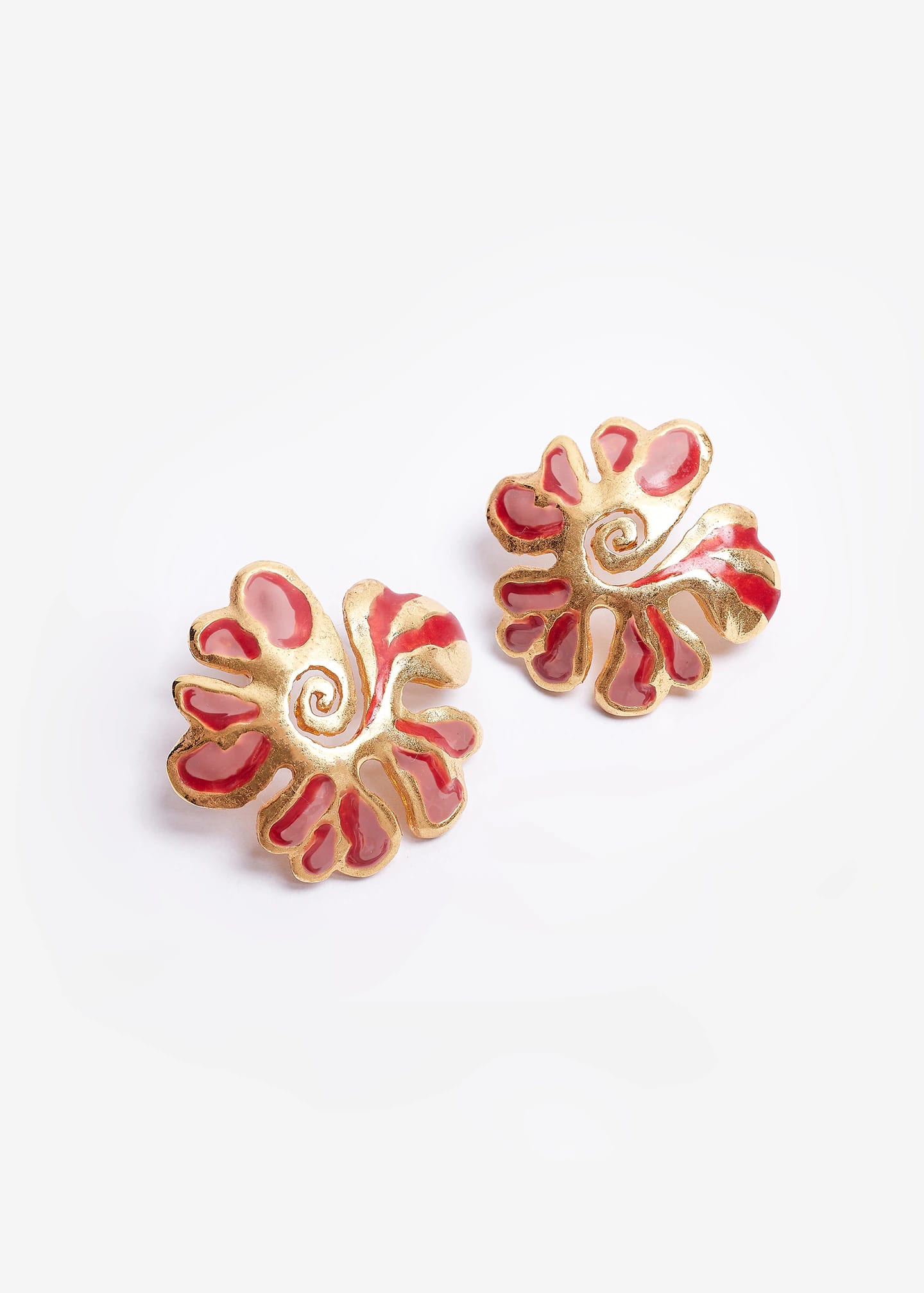 Aretes Aurora Espiral Terracota - imagen 2