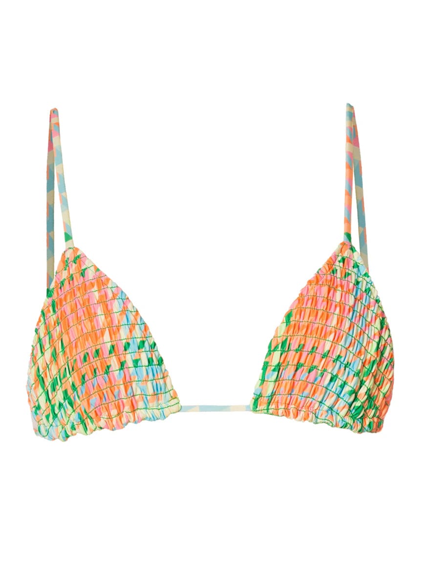 Maaji Dreamy Grid Zen Sliding Triangle Bikini Top - imagen 5