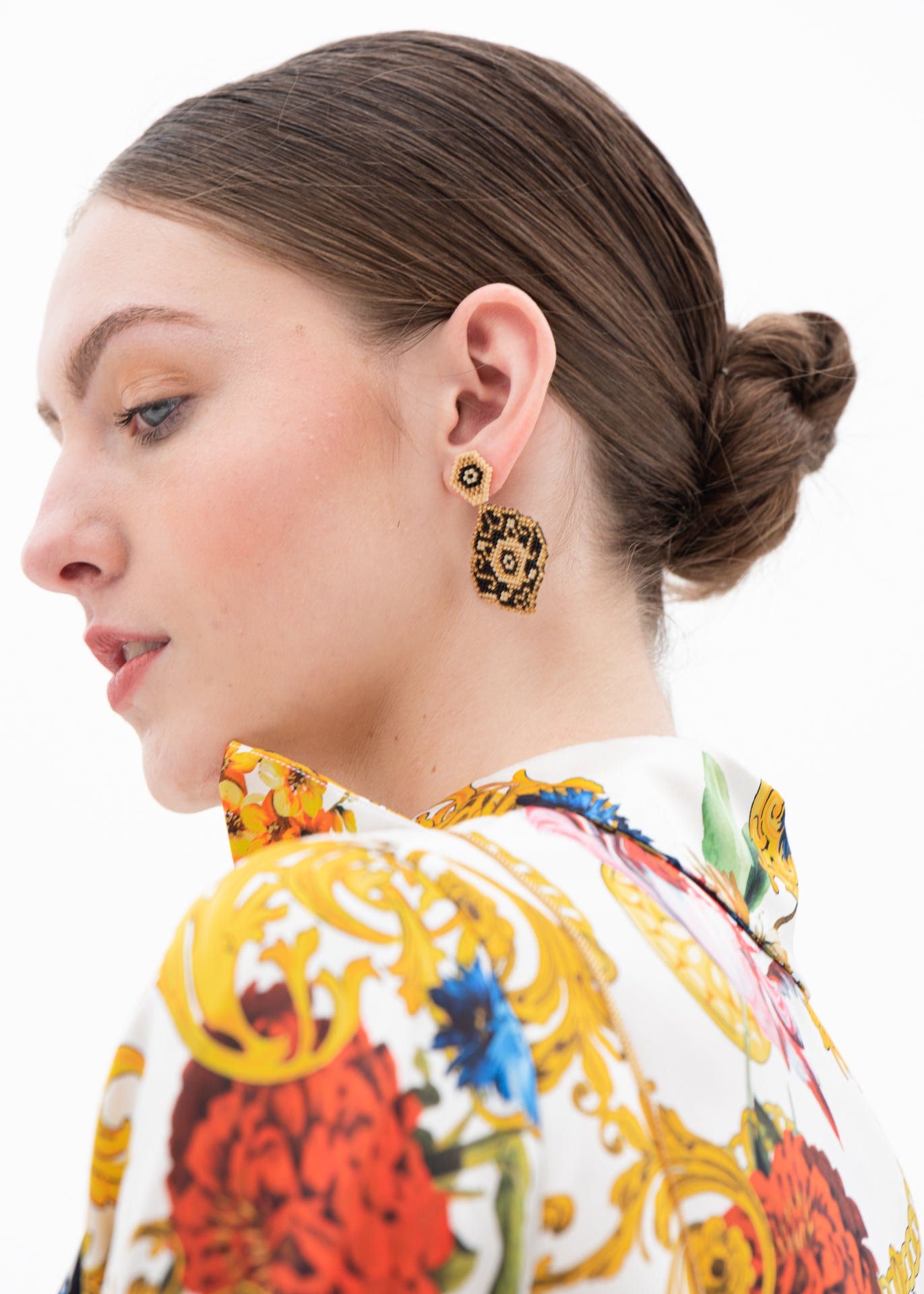 Aretes Aforismo Rococó Reina - imagen 3