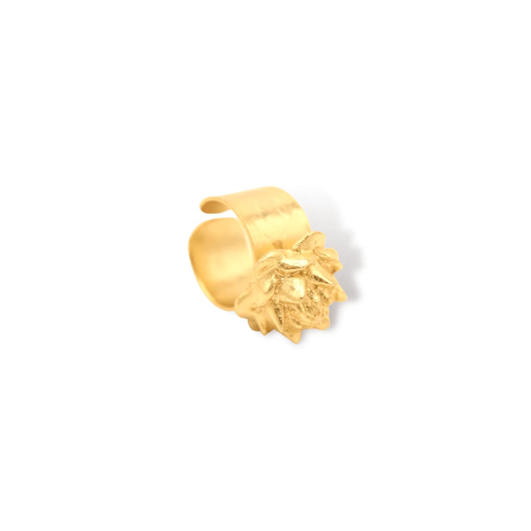 Anillo con flor de loto grande - imagen 3