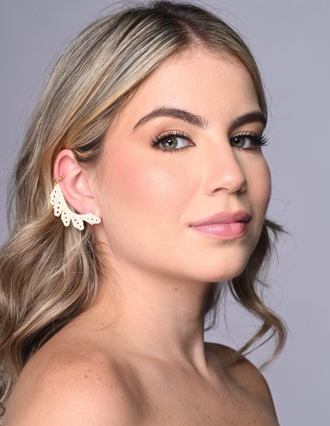 Ear Cuff Regal Marfil - imagen 1