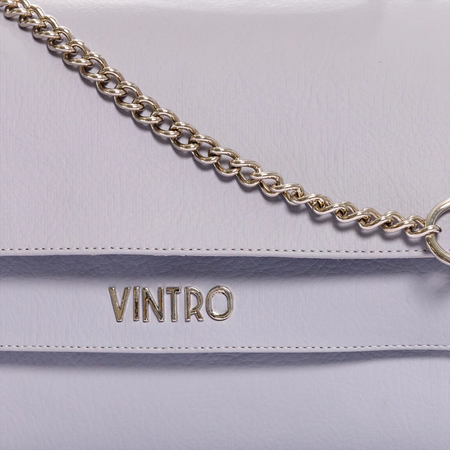 Cartera Para Mujer Dandy Gris Con Cargadera En Cadena - imagen 4