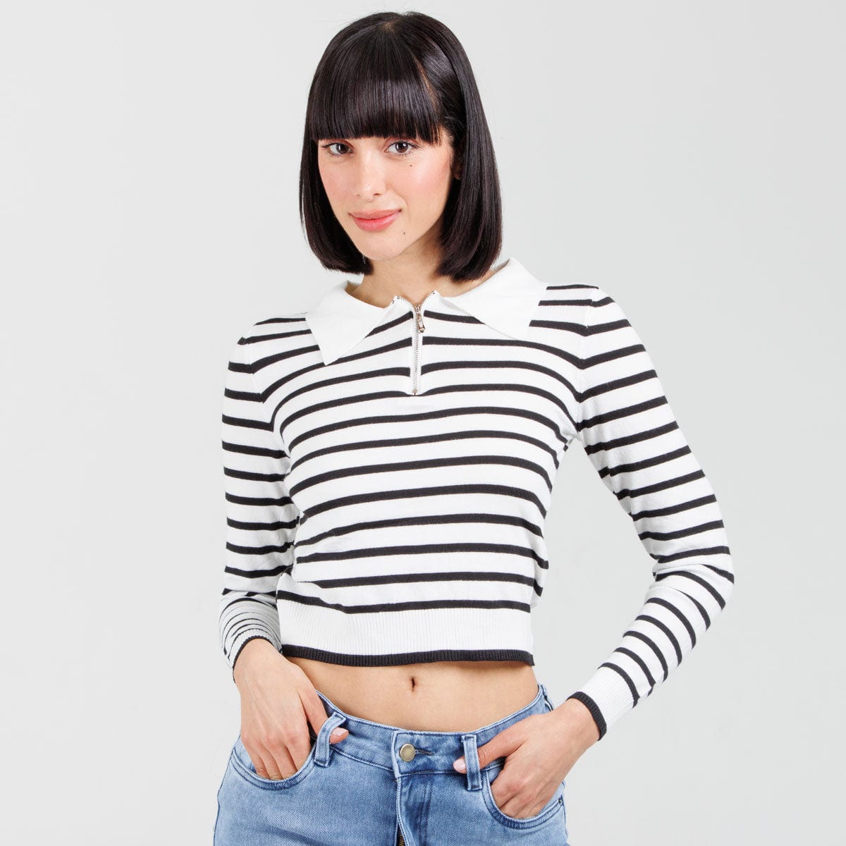 Buzo Tejido Axspen BZ70 cuello polo - imagen 2