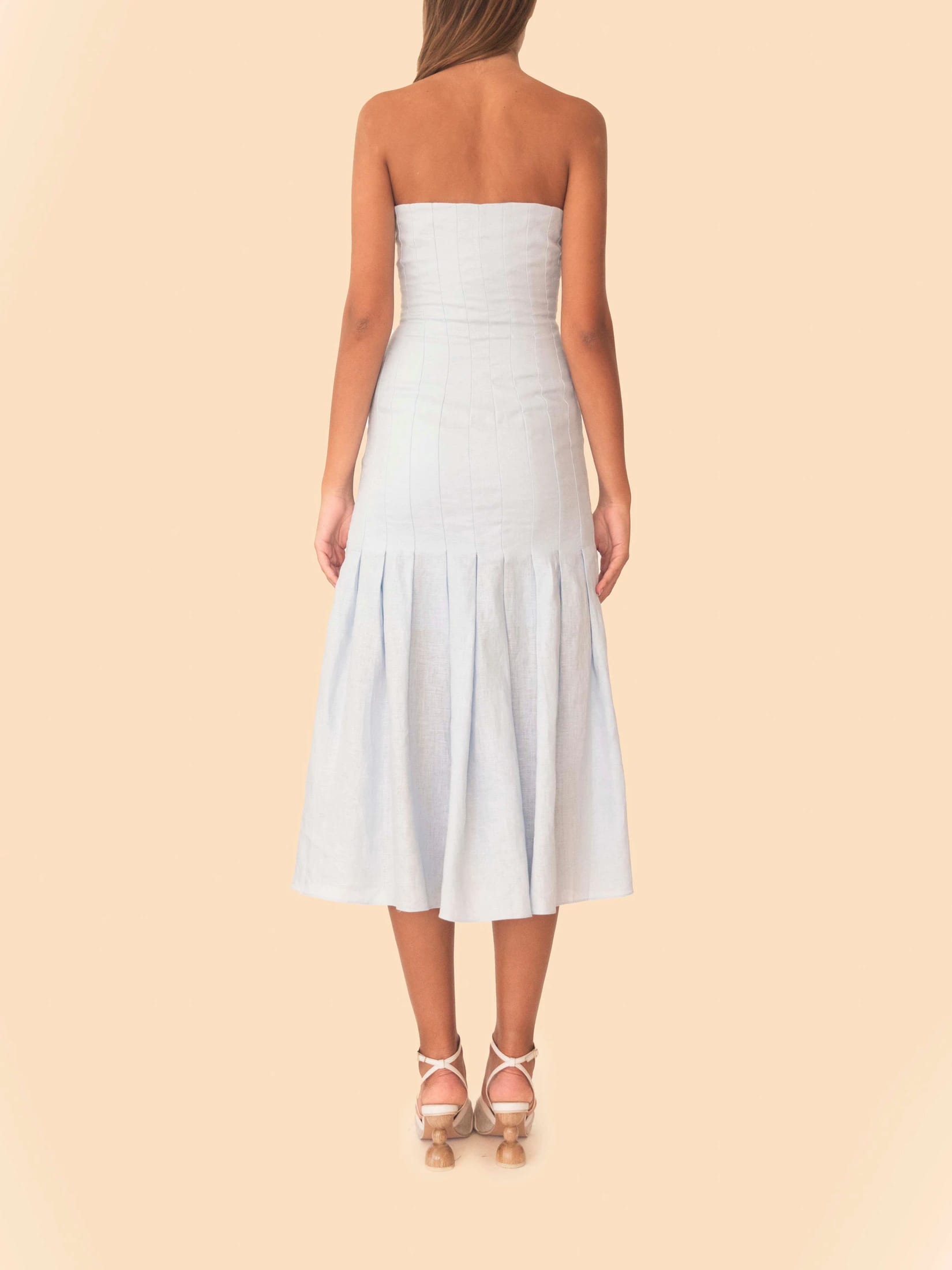 ELEA DRESS ICE BLUE - imagen 4