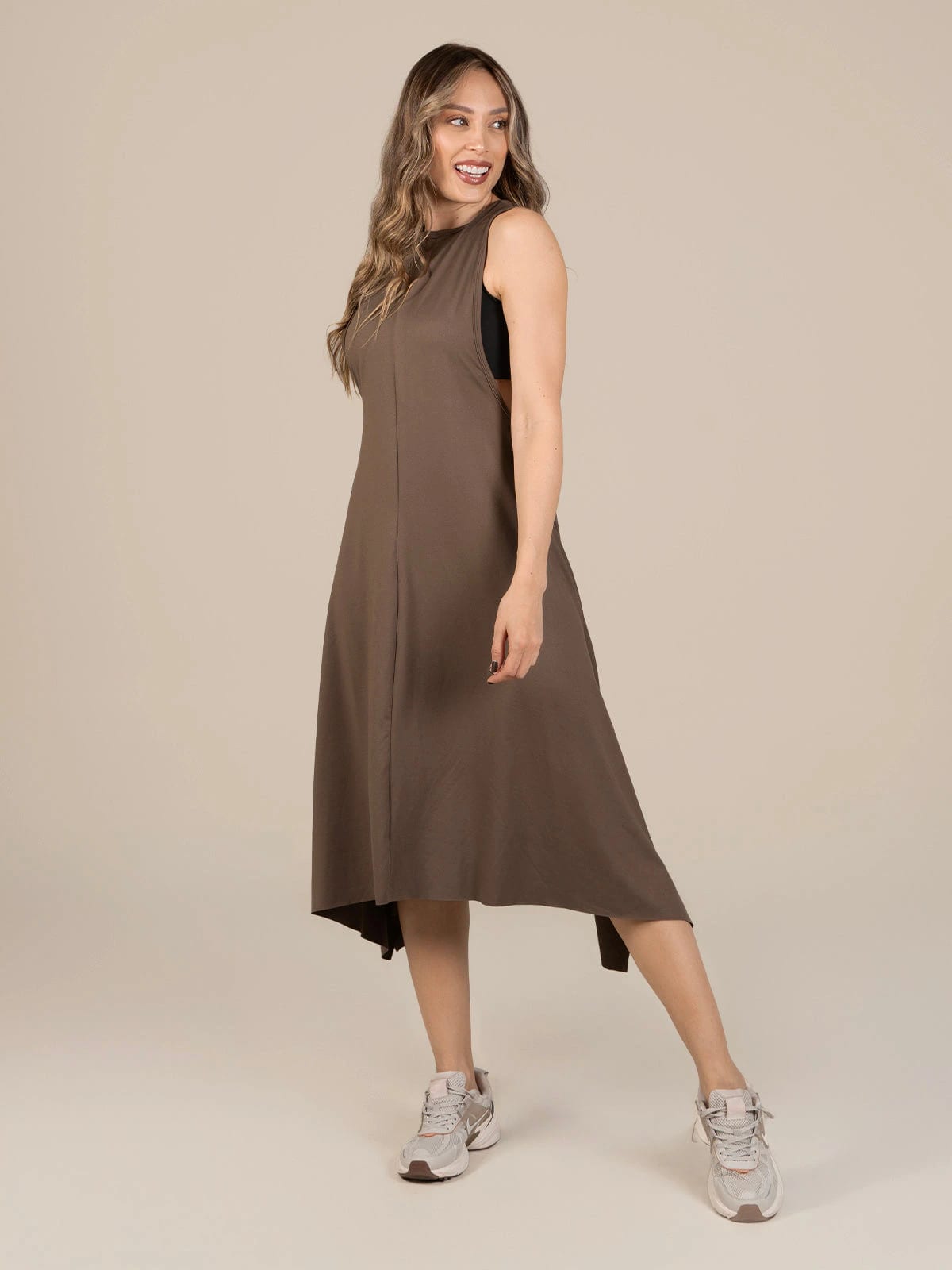Vestido danila melon cafe - imagen 1