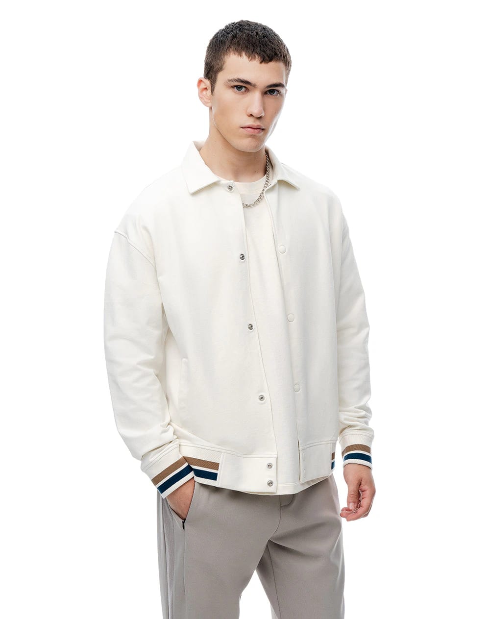 Chaqueta regular vainilla hombre - imagen 6