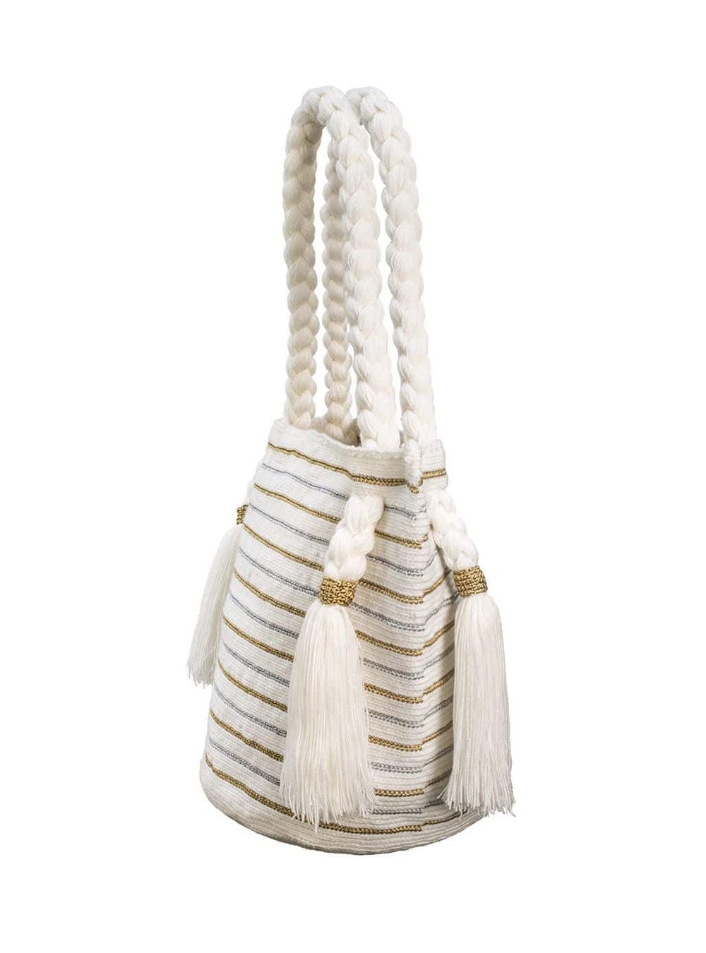 Tote bag  wayuu silver gold - imagen 8