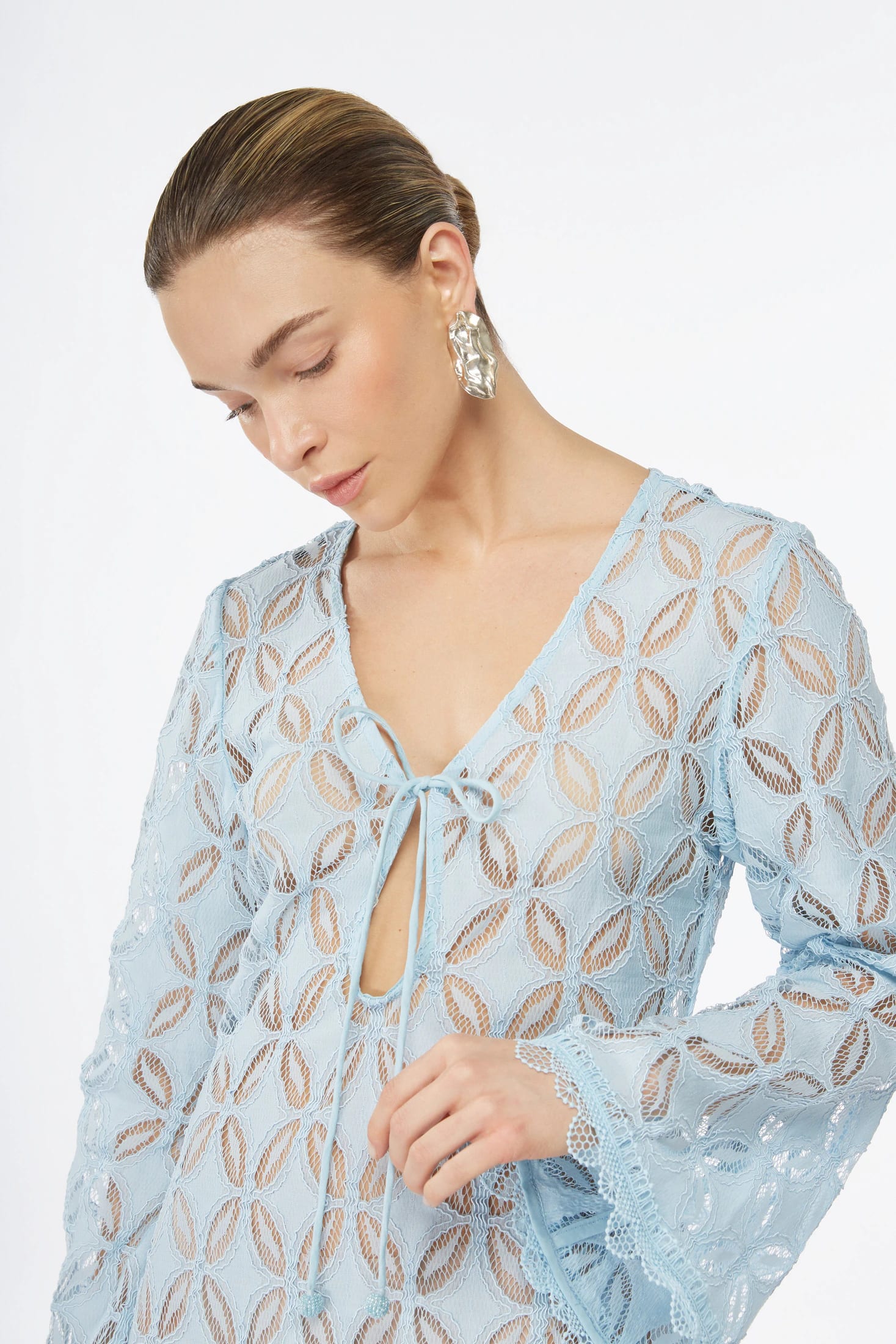 POSITANA TUNIC DRESS BLUE - imagen 3