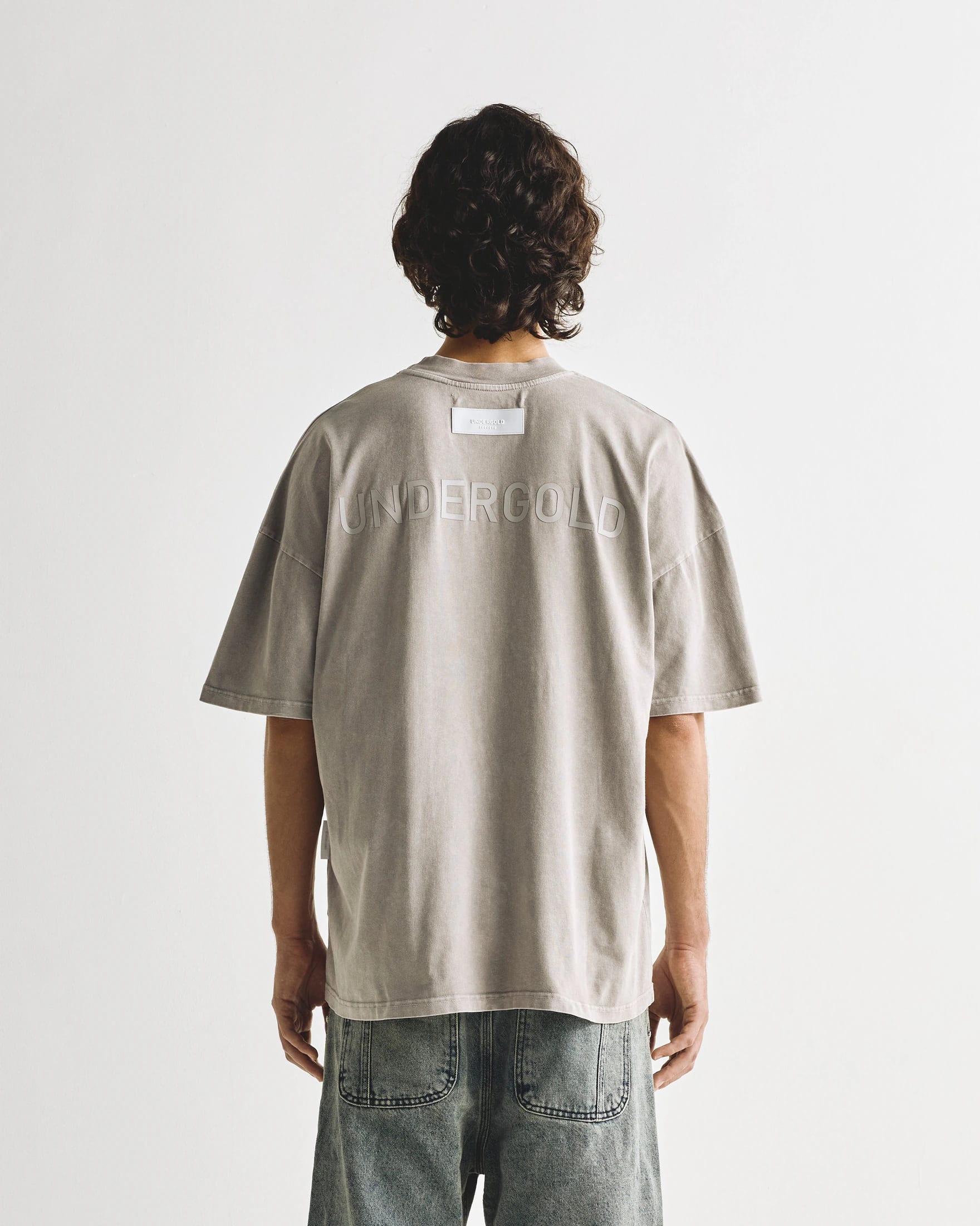Line Logo Tshirt Washed Gray - imagen 5