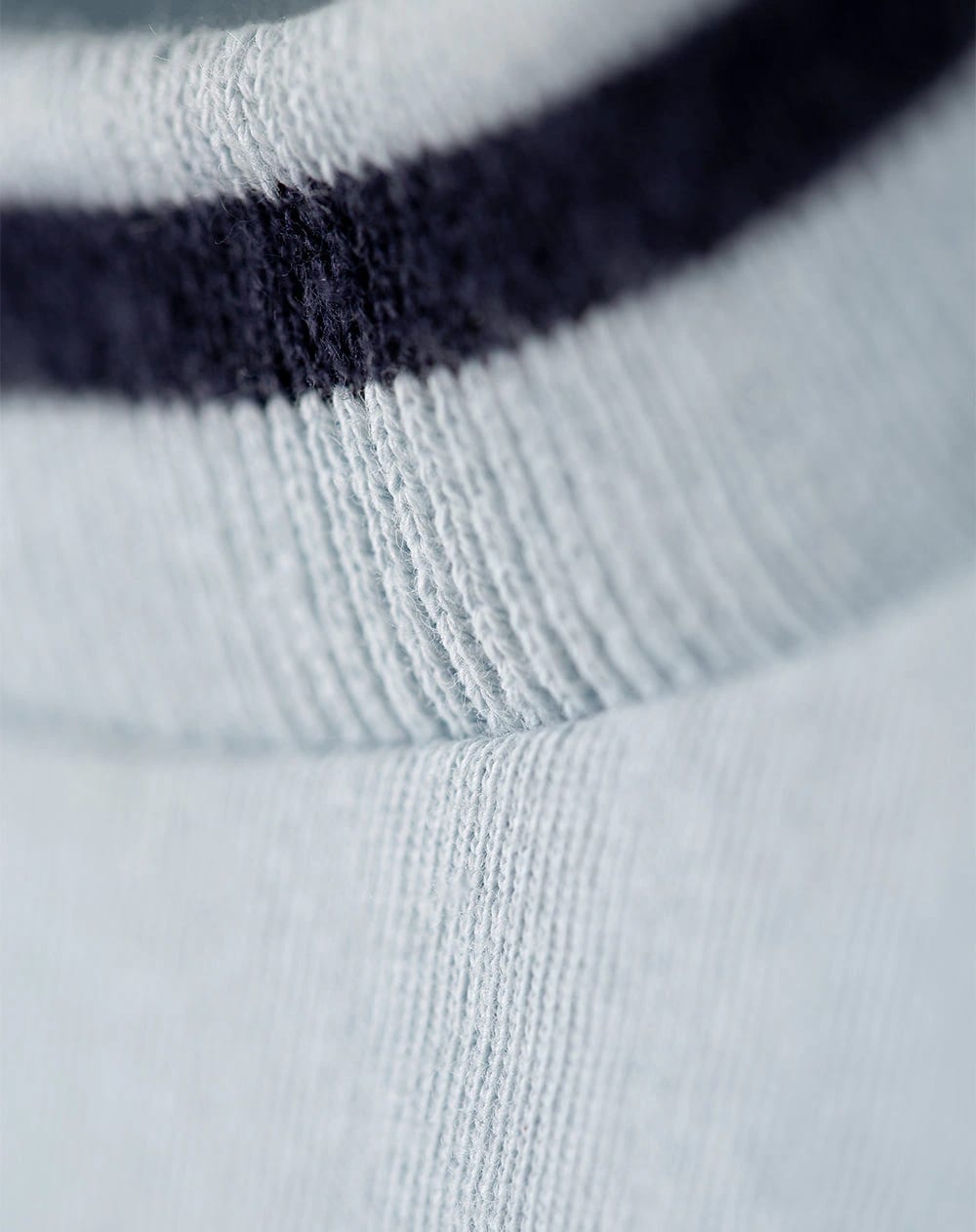 Camiseta regular algodón jersey azul hombre - imagen 6