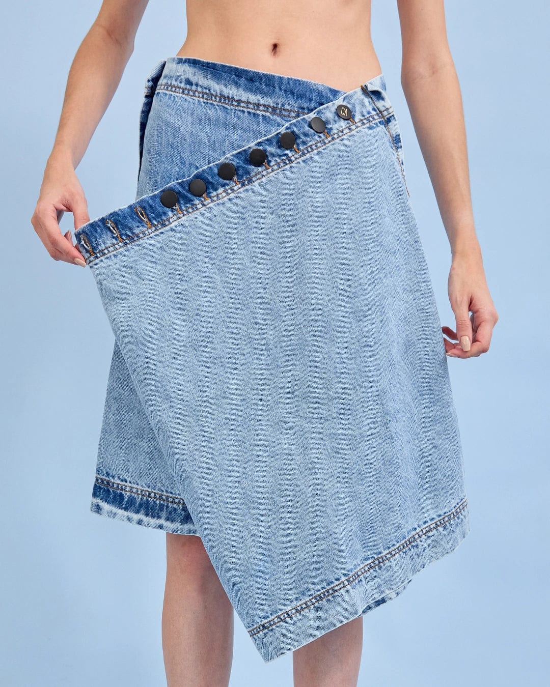 Falda CANELÓN AZUL FROSTED - imagen 1