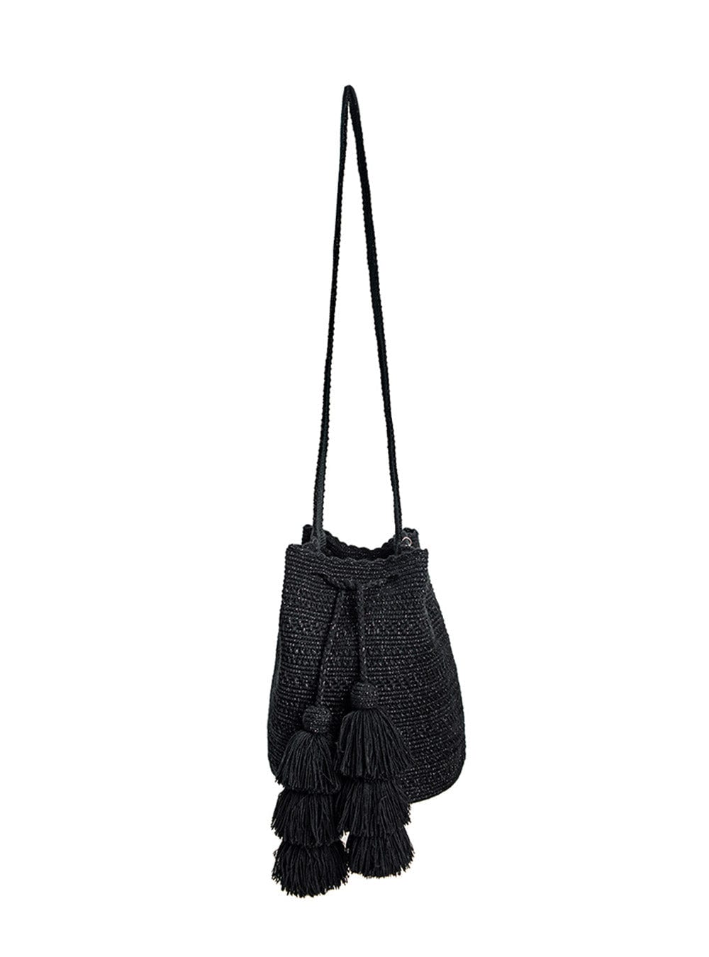 Mochila wayuu Shiiliwaiya Black - imagen 1
