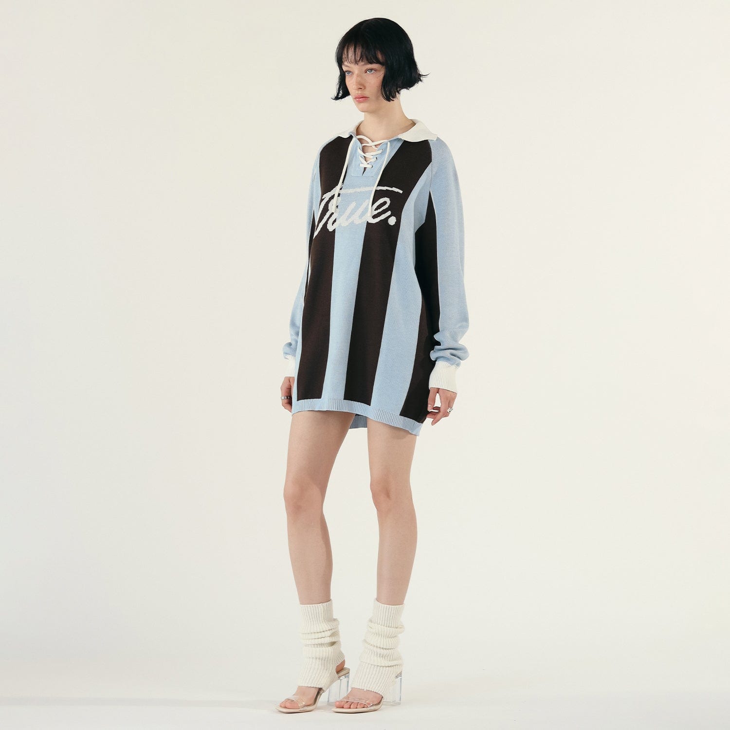 Striped Knit Polo - Blue - imagen 3