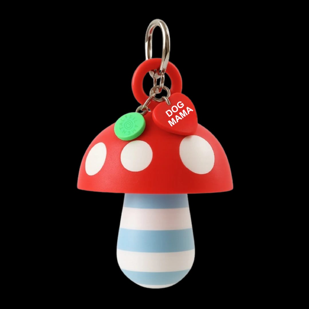 LIPSTICK CASE HONGO RAYAS CELESTE/BLANCO - imagen 4