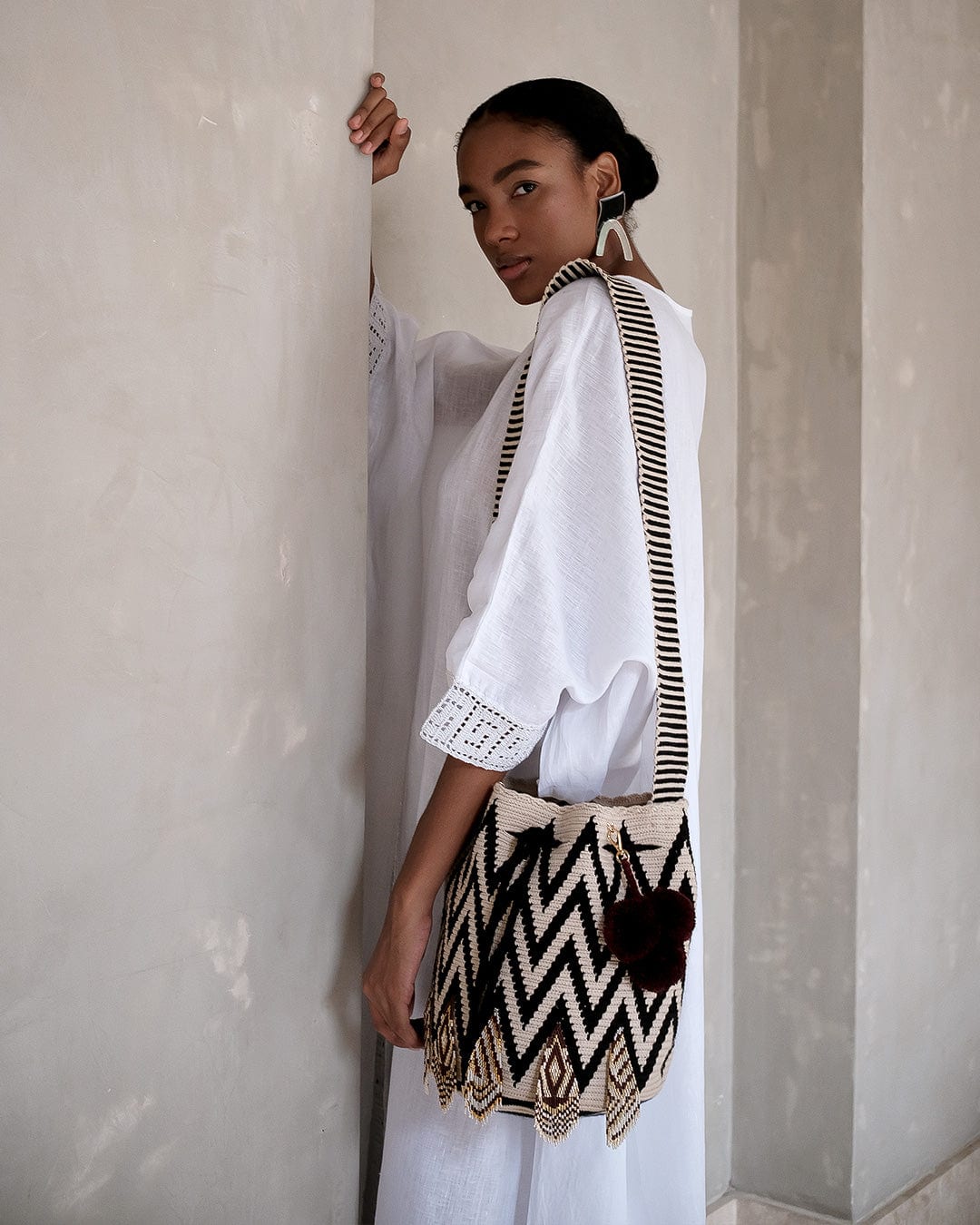 Mochila Wayuu Karmatra Rura Triangle - imagen 6