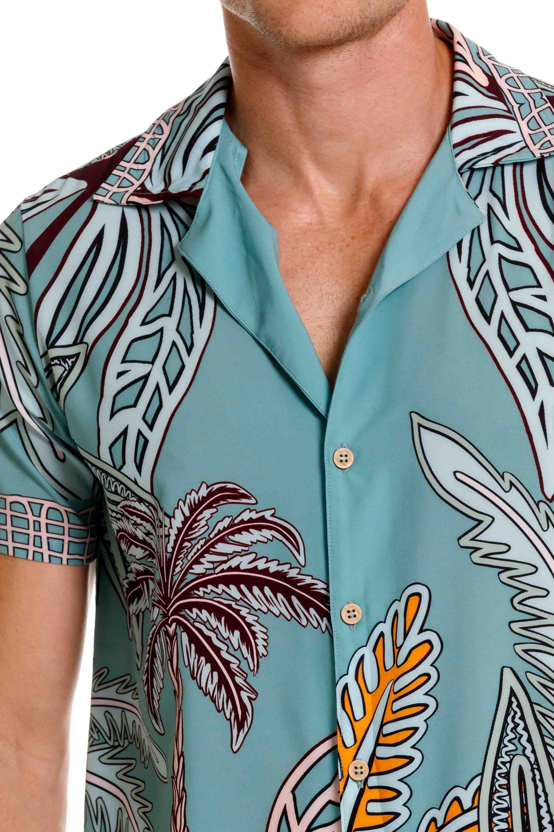 Camisa Playera Maxipalms Verde - imagen 3