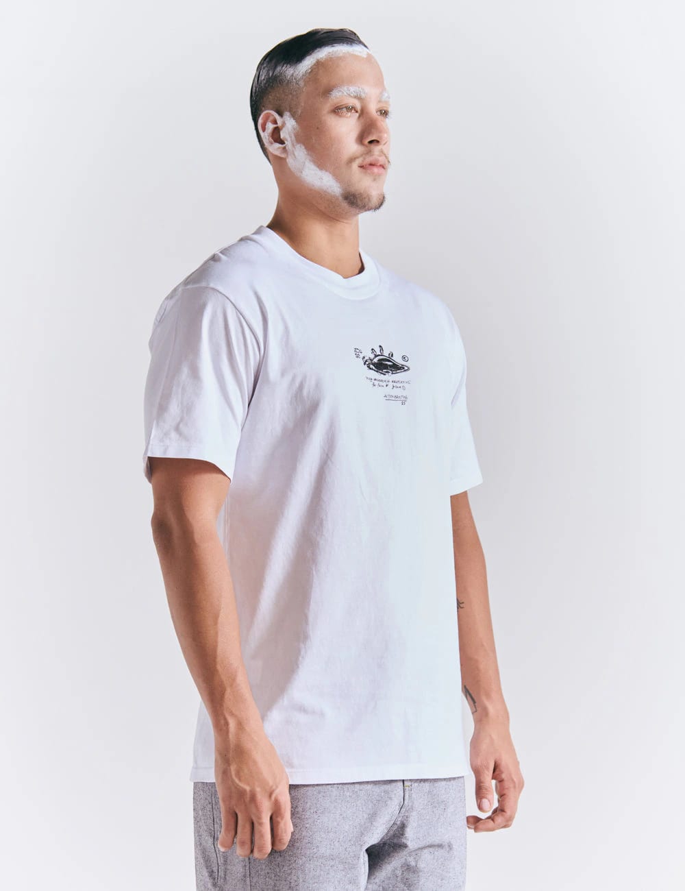 Camiseta Oversize Historia del arte  blanco Hombre - imagen 6
