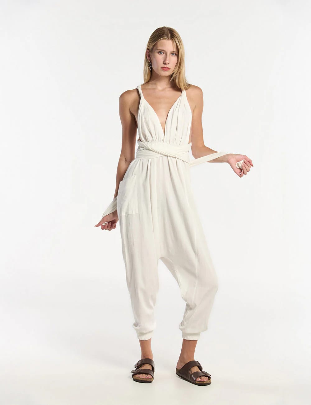 Jumper Tiras cruzadas Mooring crudo Mujer - imagen 11