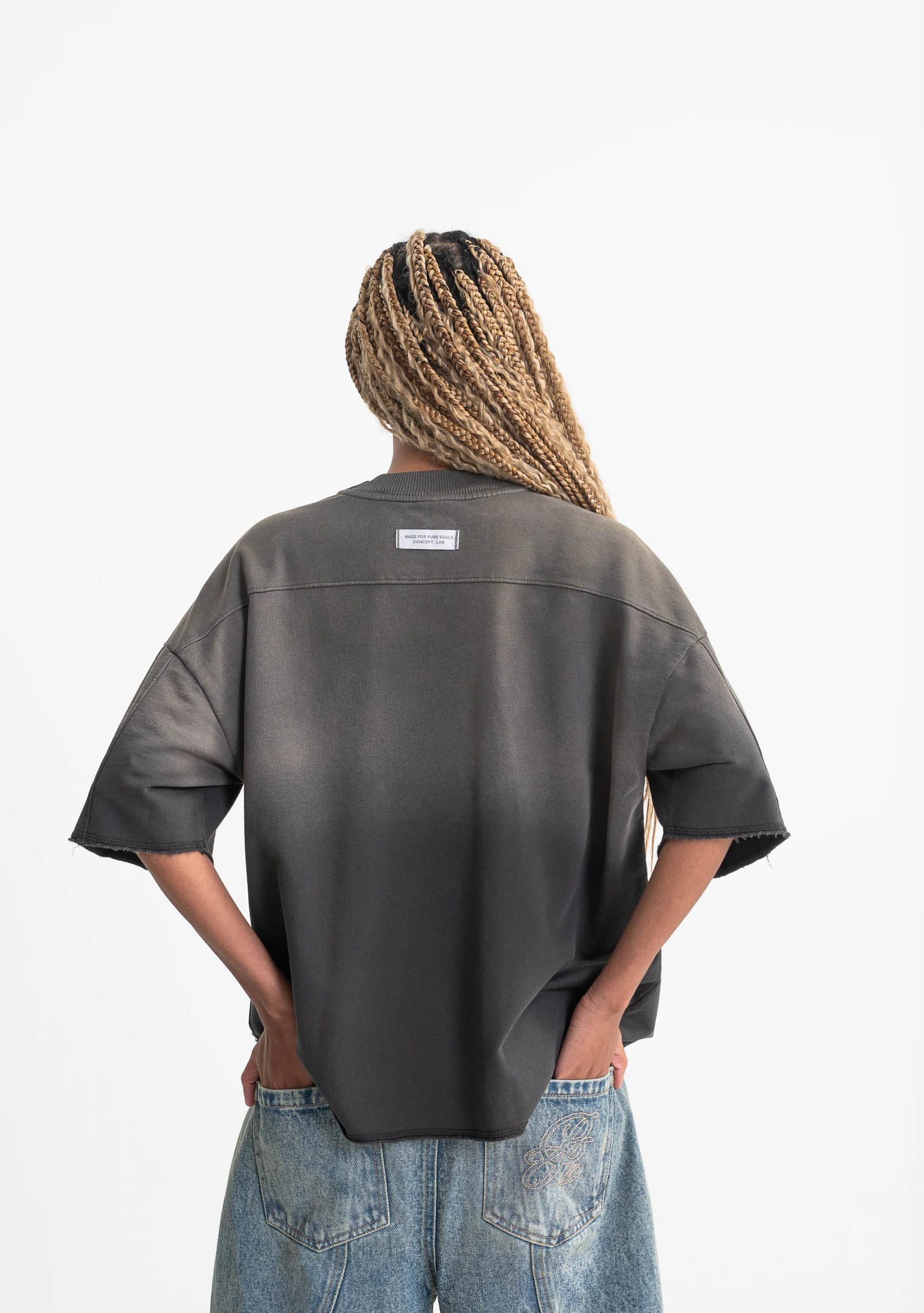Rustic black pocket t-shirt - imagen 8