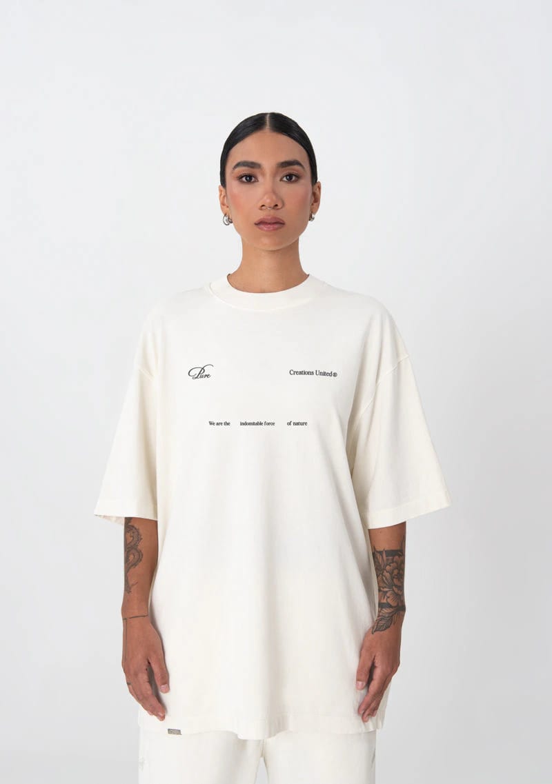 Uncontrolled cream t-shirt - imagen 2