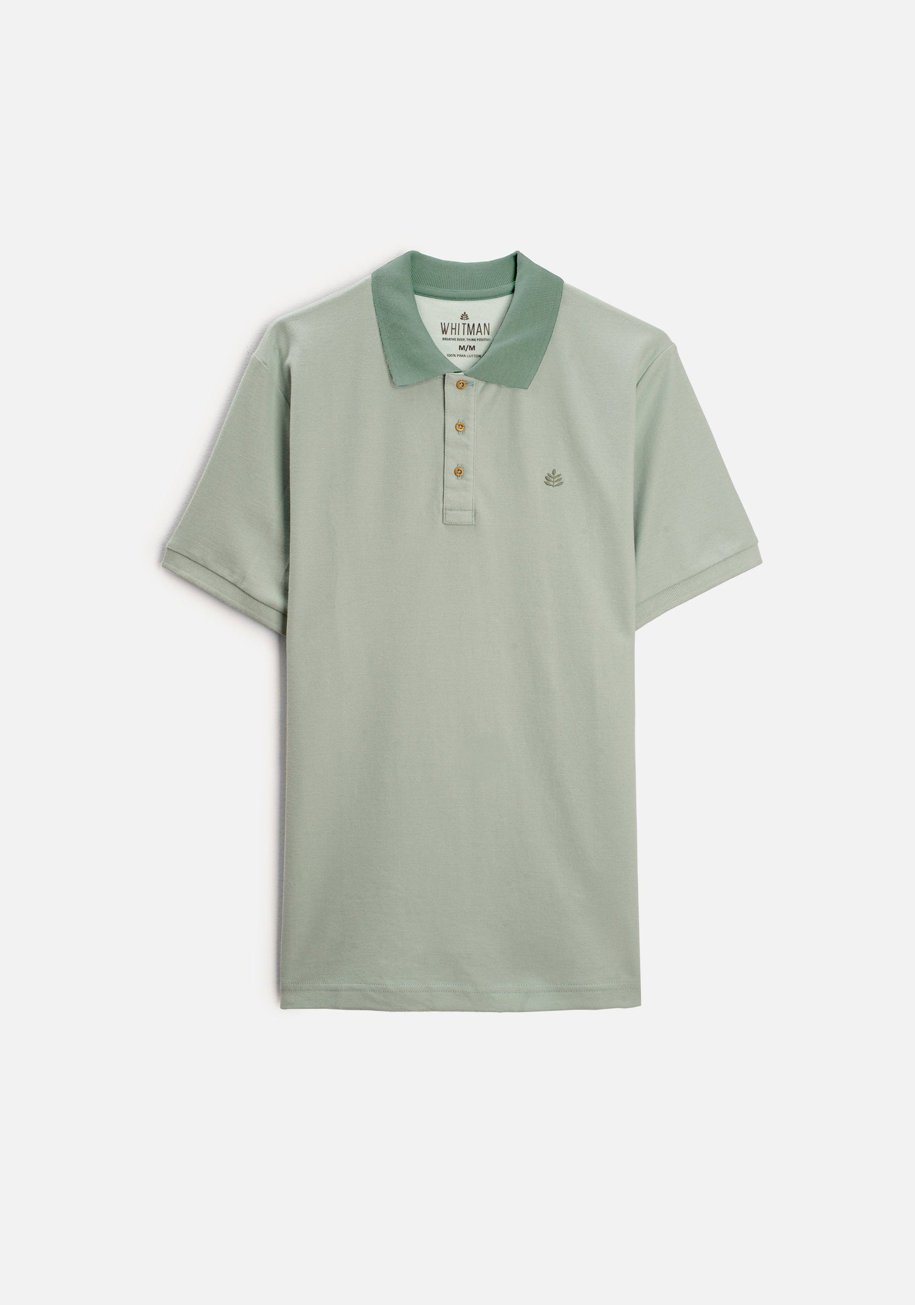 Camiseta Polo H Unicolor Mzc. Verde L-Atn - imagen 1