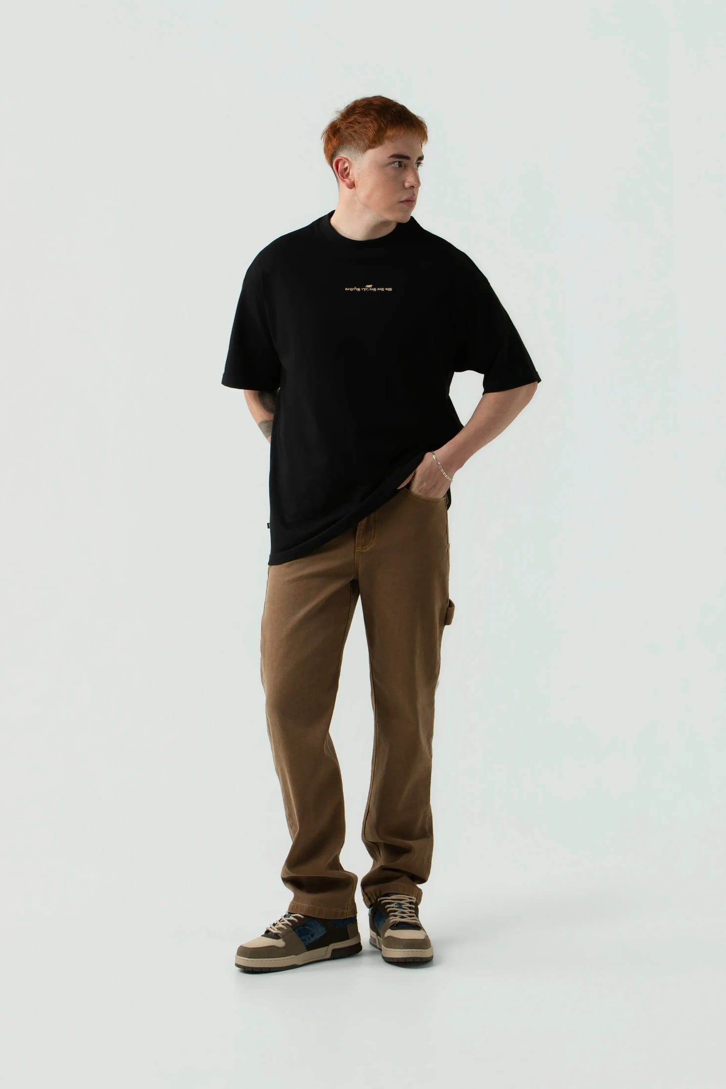 PANTALON CARGO COLOR CAFE - imagen 5