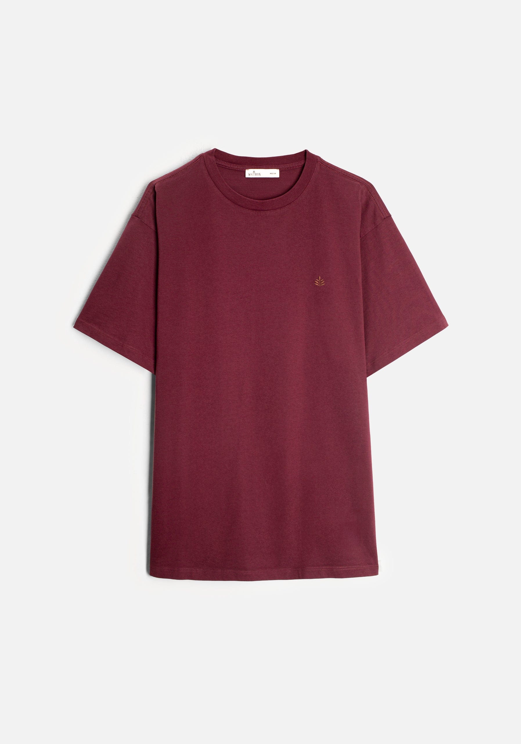 Camiseta H Unicolor L-Caf Vino - imagen 1