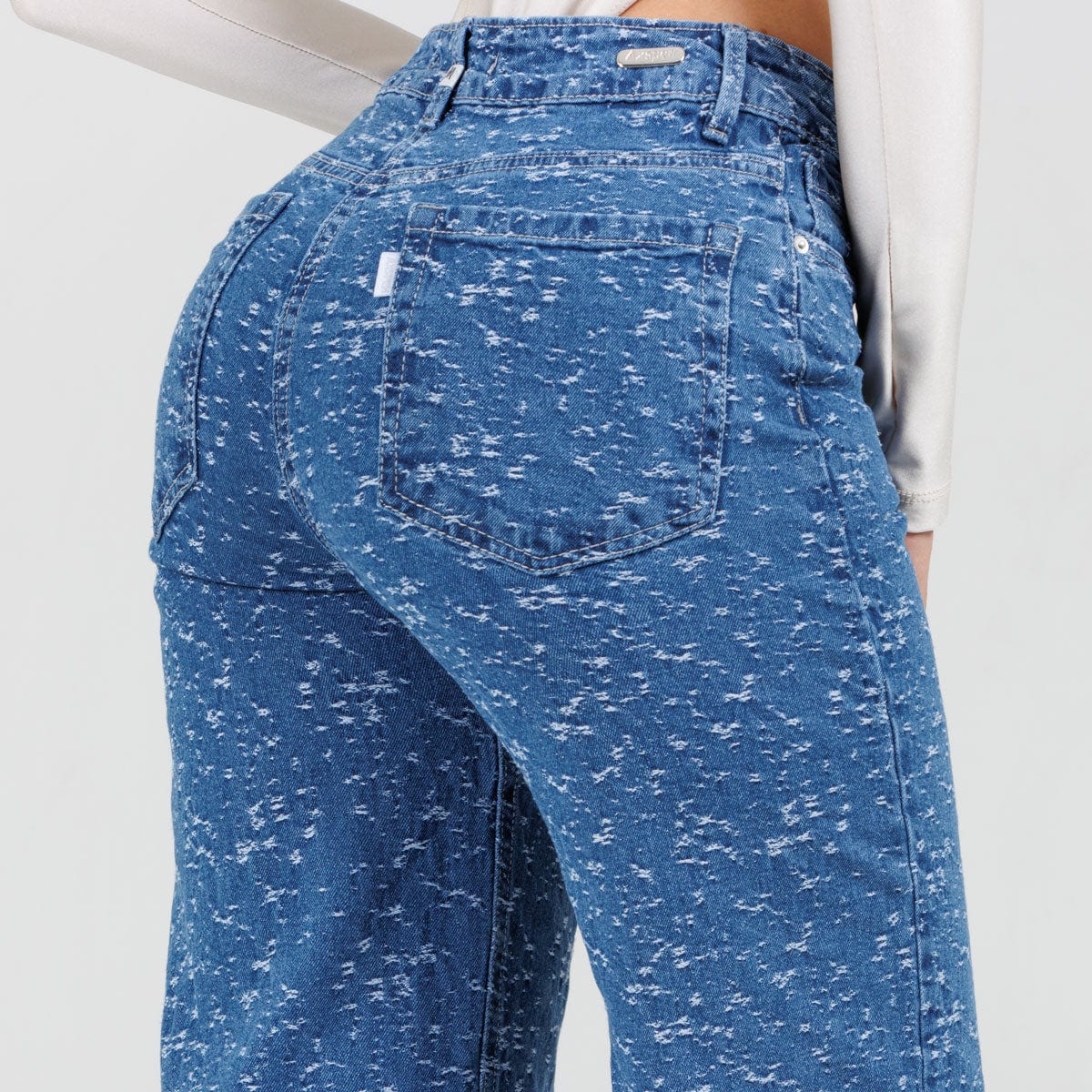 Jean Wide Leg ax-3147 Rigido - imagen 3