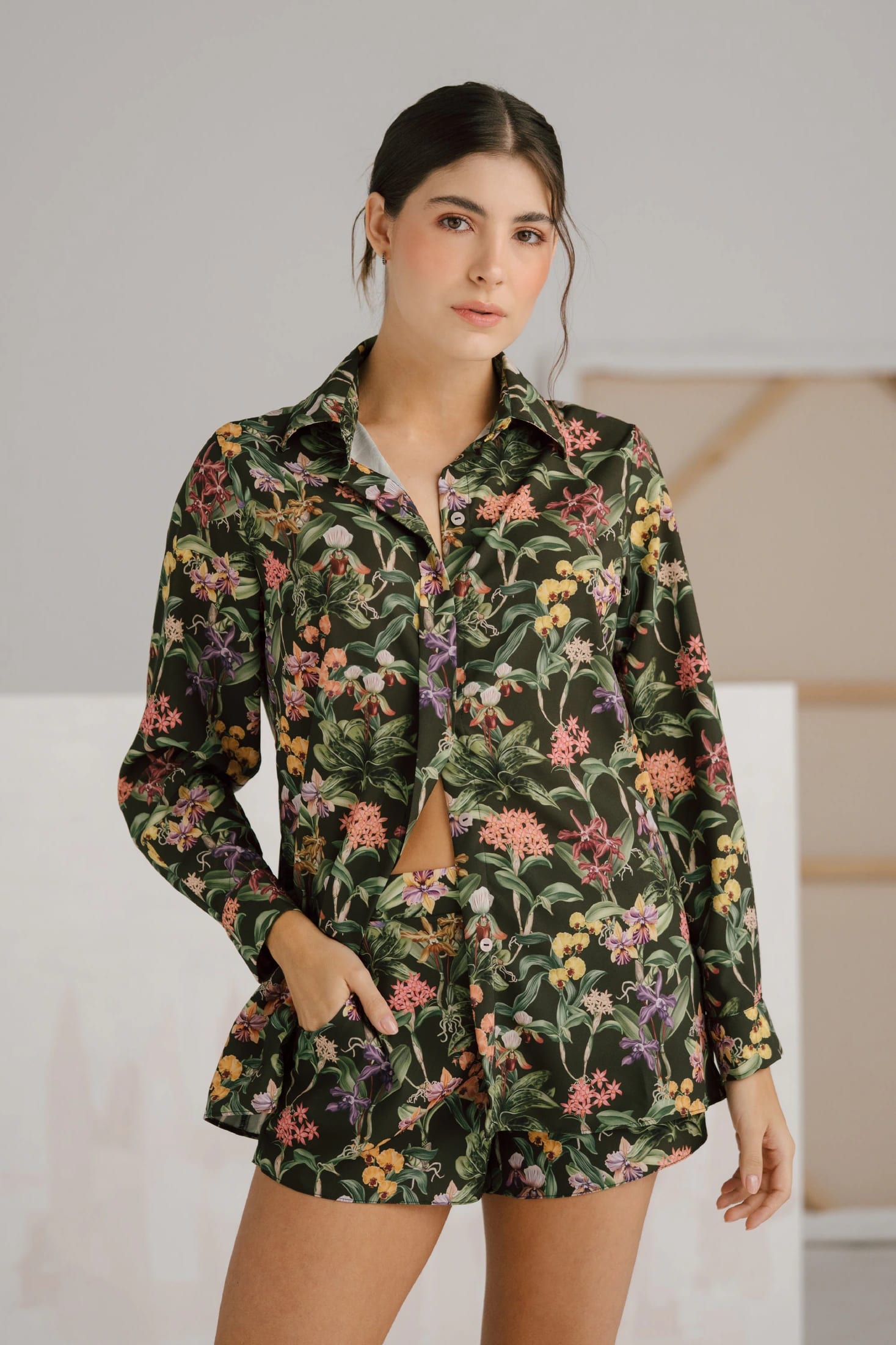 PIJAMA SHORT ELLIPSE ESTAMPADO - imagen 3