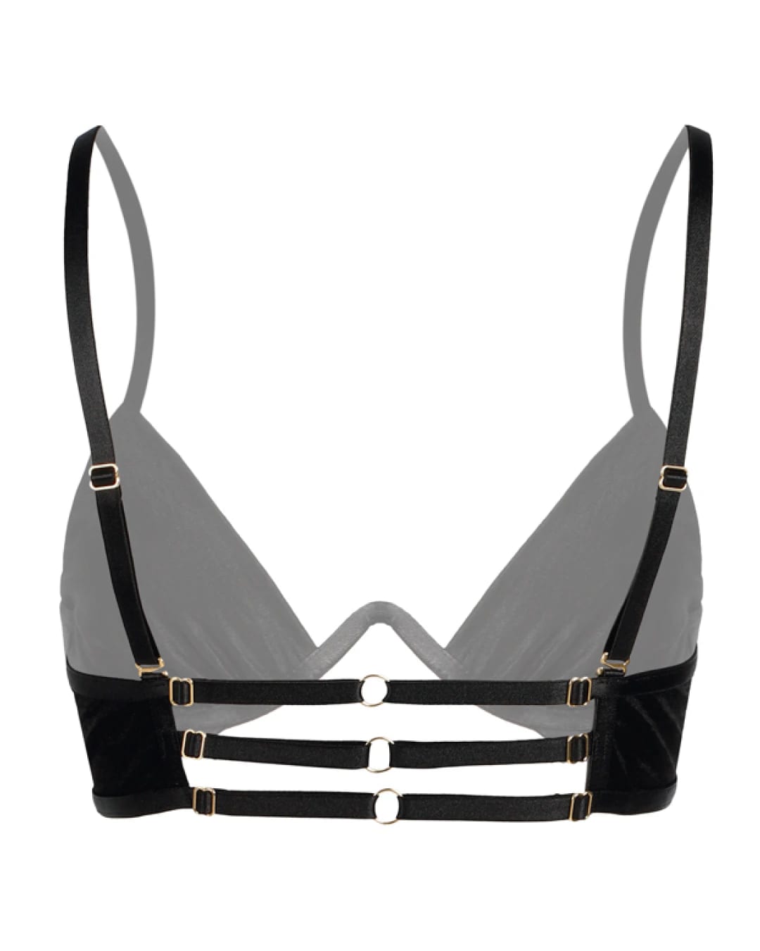 Brasier brillante - SO SEXY NEGRO Talla: XL - imagen 3