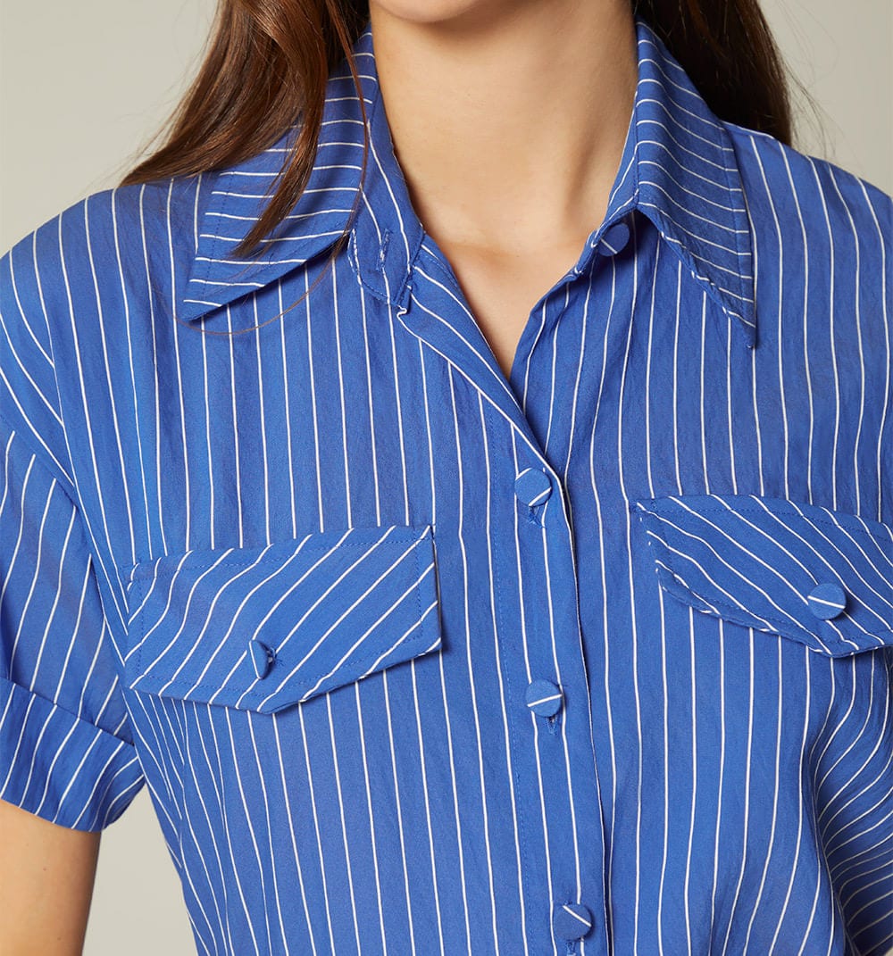Blusa manga corta boxy - imagen 3