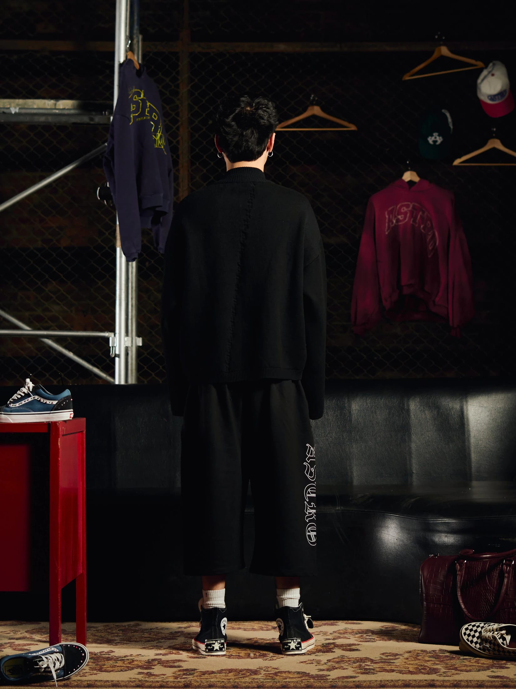 Knit Double Zipper - Onyx - imagen 4