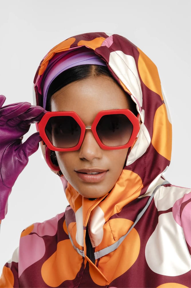 RAINCOAT FLOWER POWER NARANJA (PRE-ORDER) - imagen 4