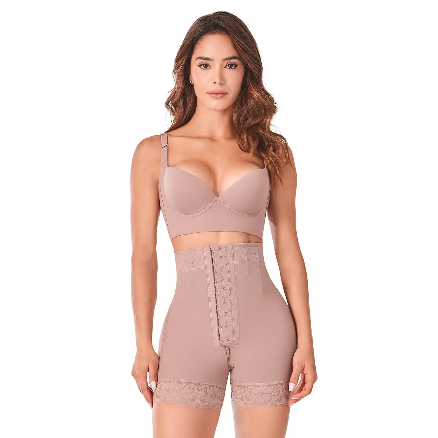 Short Alto Levanta Cola Broches Reloj de Arena Mujer - imagen 13