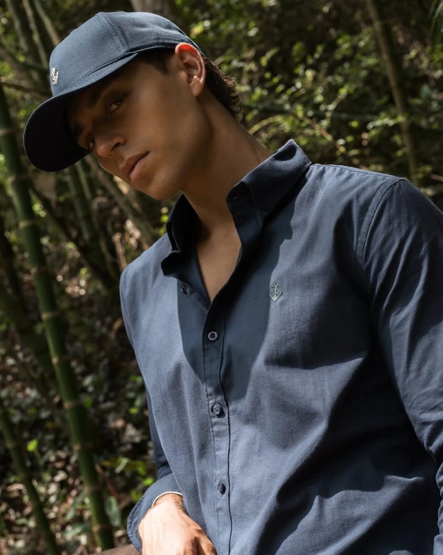 Camisa Oxford Navy - imagen 1