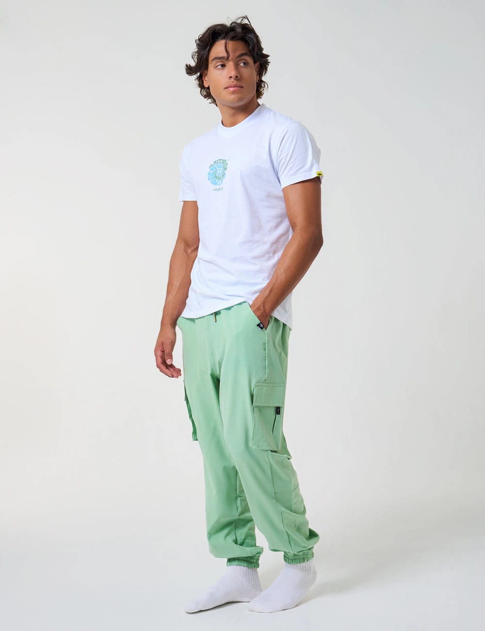 Pantalón Cargo Mycena verde menta Unisex - imagen 1
